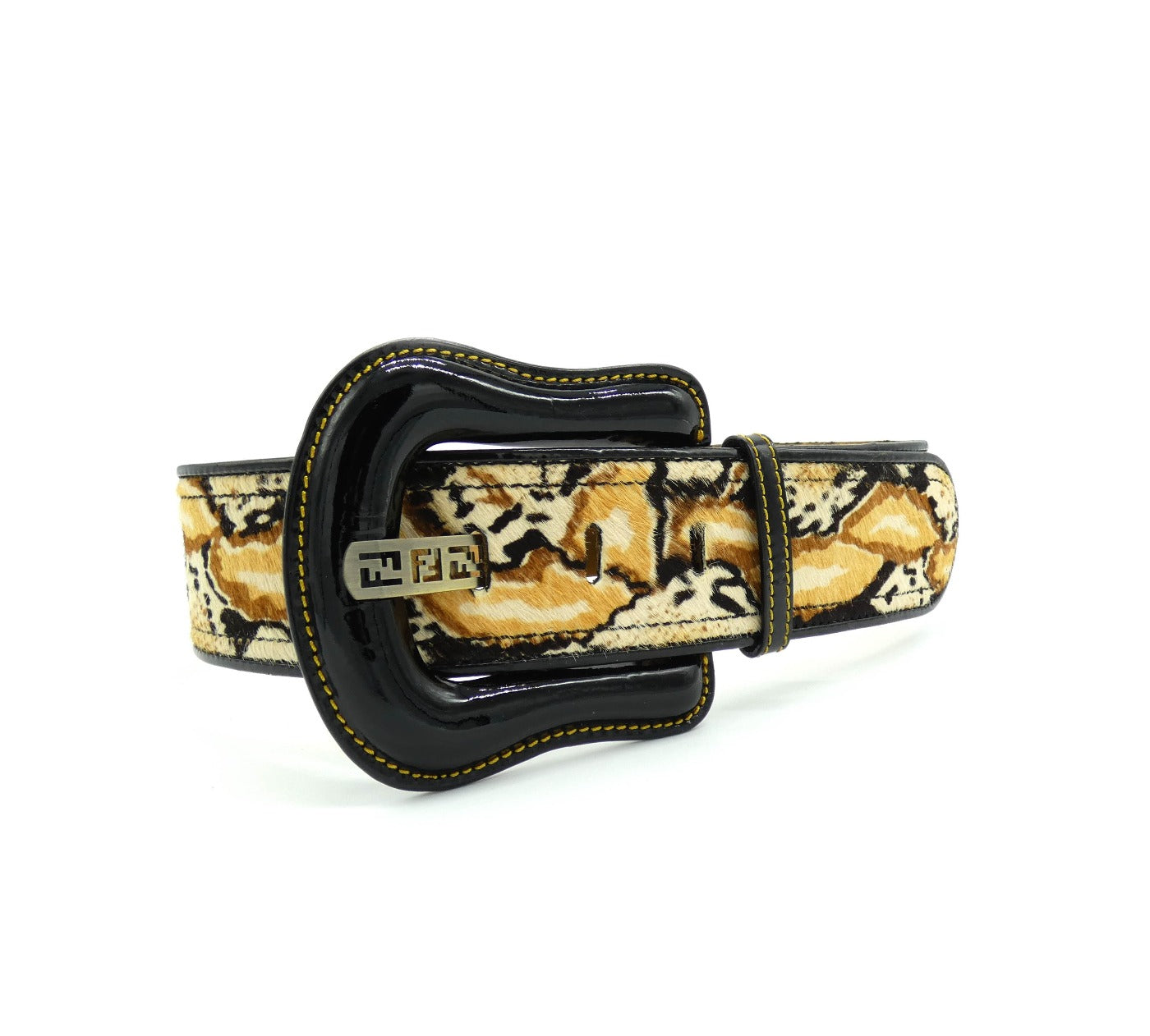 Fendi print belt hotsell