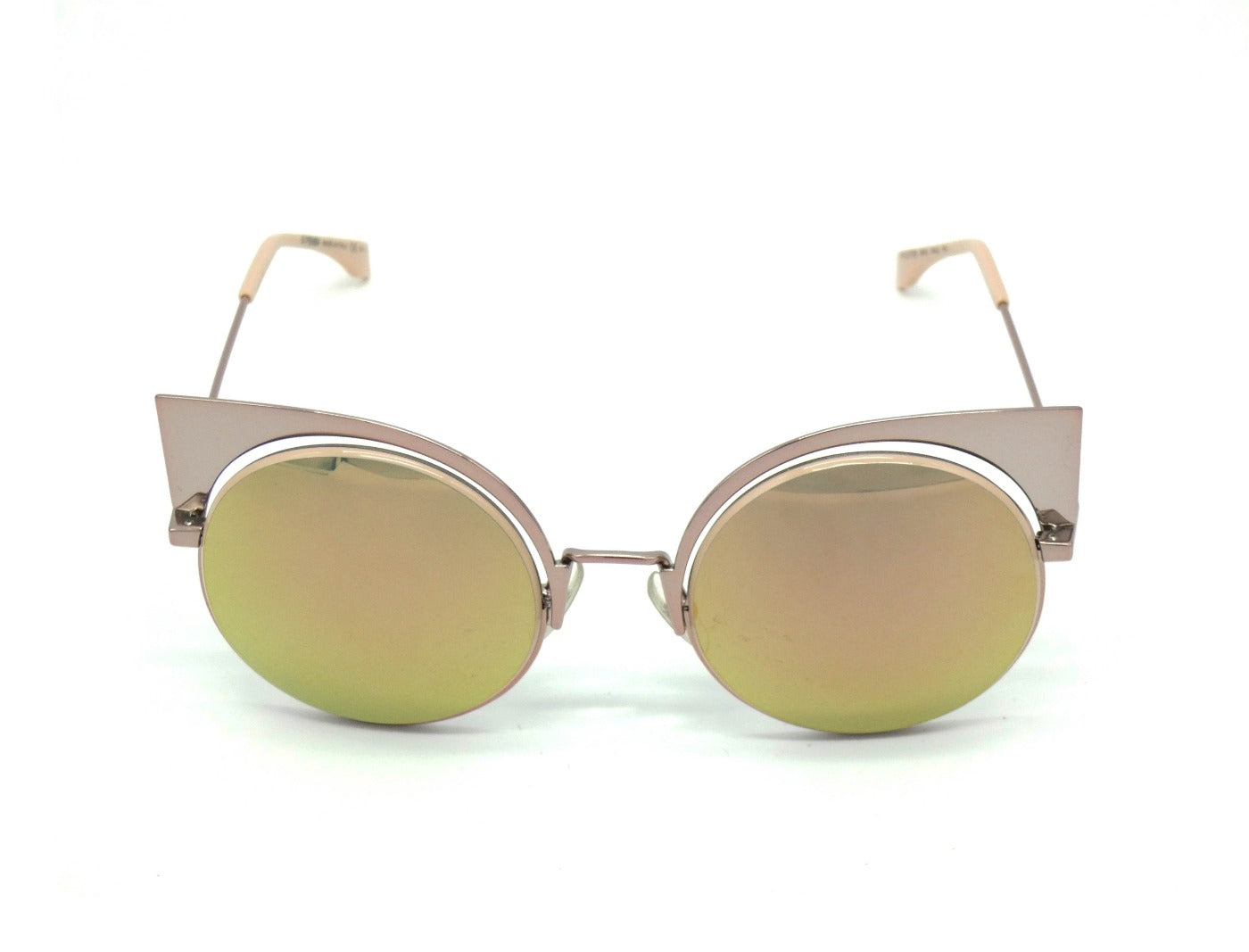 Fendi Eyeshine Pink Mirror Sunglasses FF 0177 S Occhi Azzurri