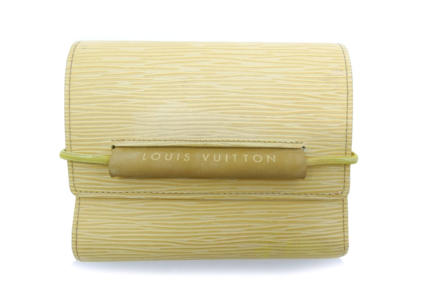 Louis Vuitton Yellow Epi Leather Bi-Fold Wallet