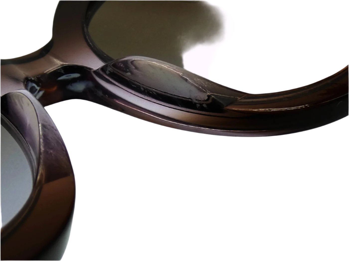 Prada Vintage Baroque Purple and Brown Sunglasses SPR27N