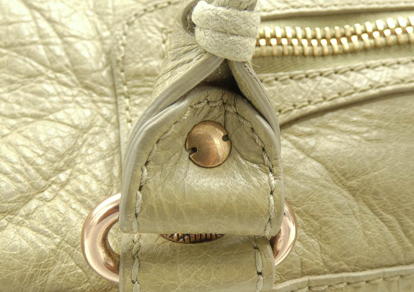 Balenciaga Sandstone Agneau Classic Work Bag