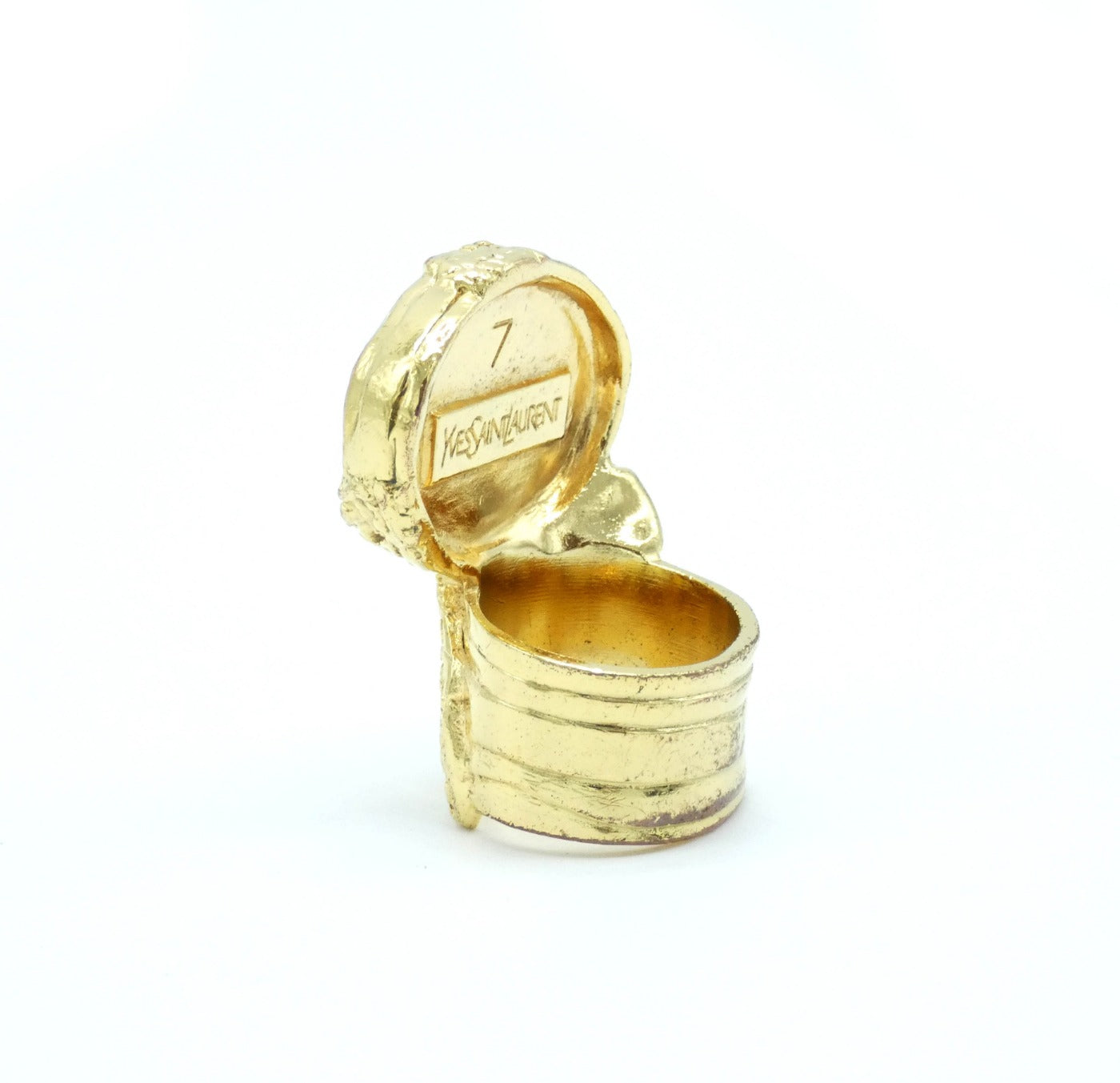 YSL Gold with Gold Stone Arty Ring