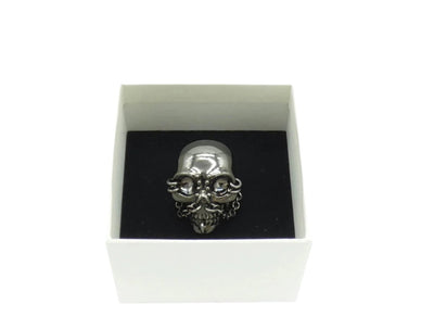 Alexander McQueen Pierced Skull Ring