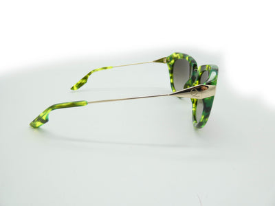 Alexander McQueen Sunglasses Green with Silver MCQ0006/S