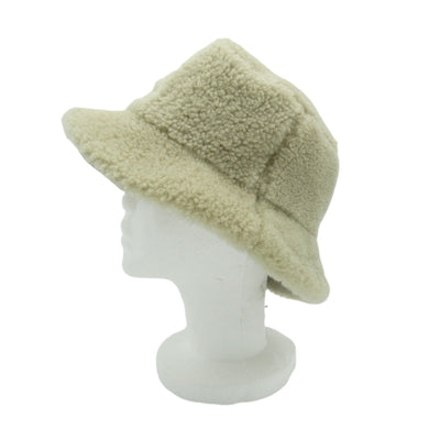 Etro Beige Lambswool Logo Bucket Hat