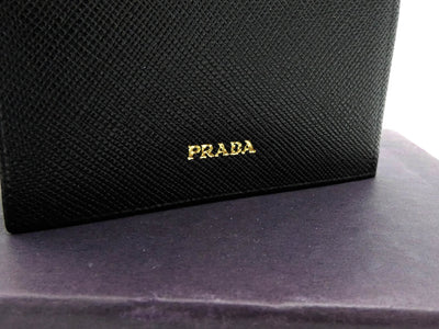 Prada Black Saffiano Address Book