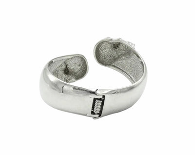 Alexander McQueen Antique Silver Skull Bangle