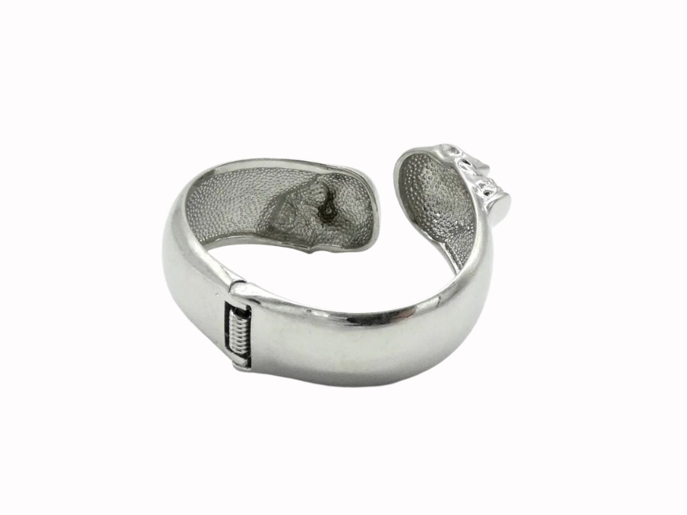 Alexander McQueen Antique Silver Skull Bangle