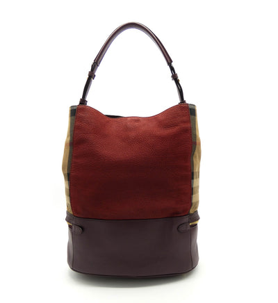 Burberry Deep Claret Beckett Bag