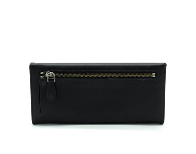 Prada Black Saffiano Long Wallet