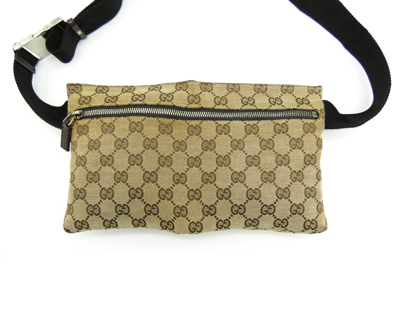 Gucci Light Tan GG Canvas Bum Bag