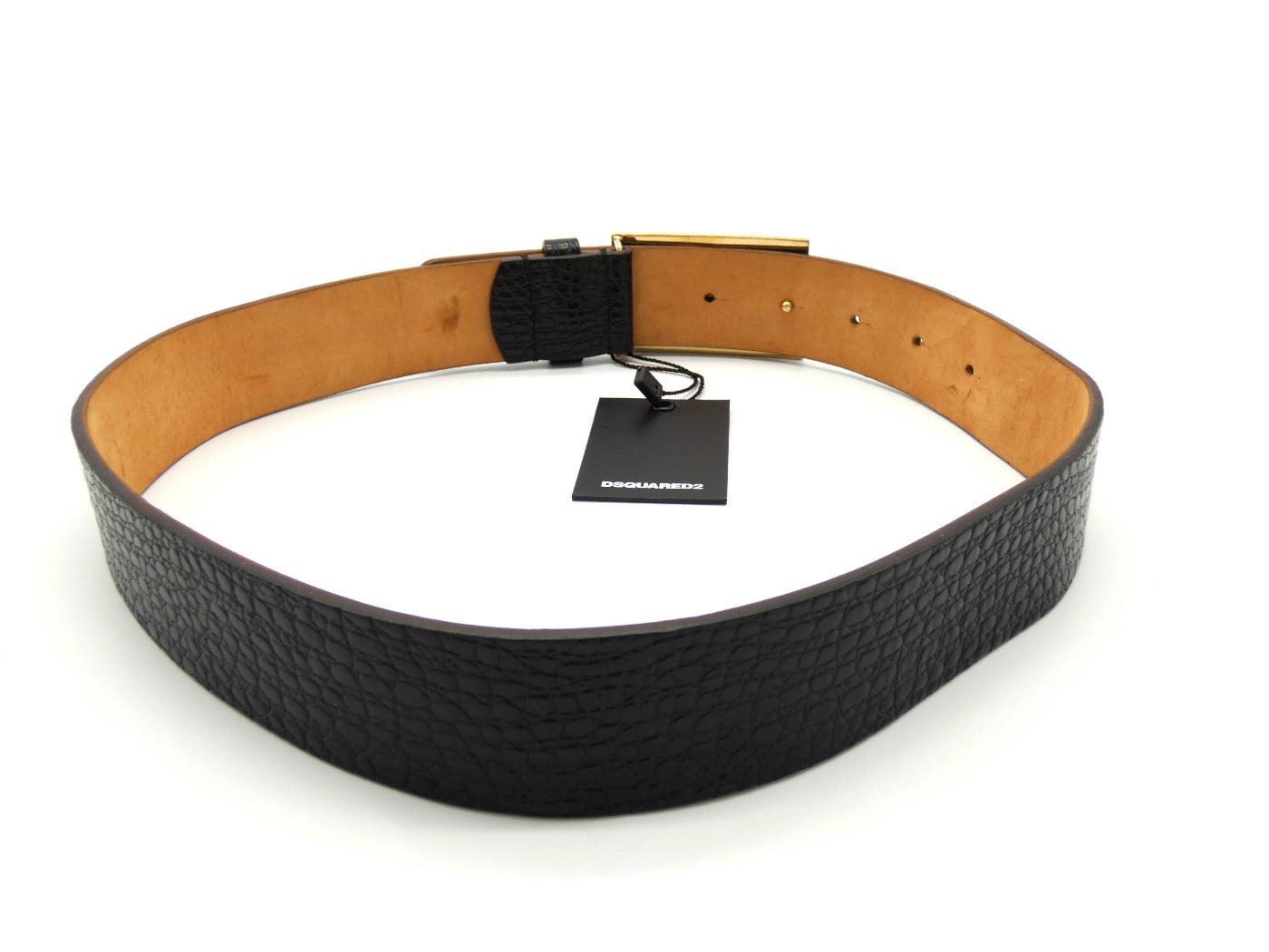 DSquared2 Brown Leather Belt Belt DSquared2