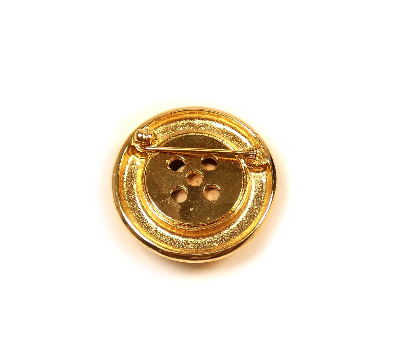 Burberrys of London Vintage Round Button Brooch