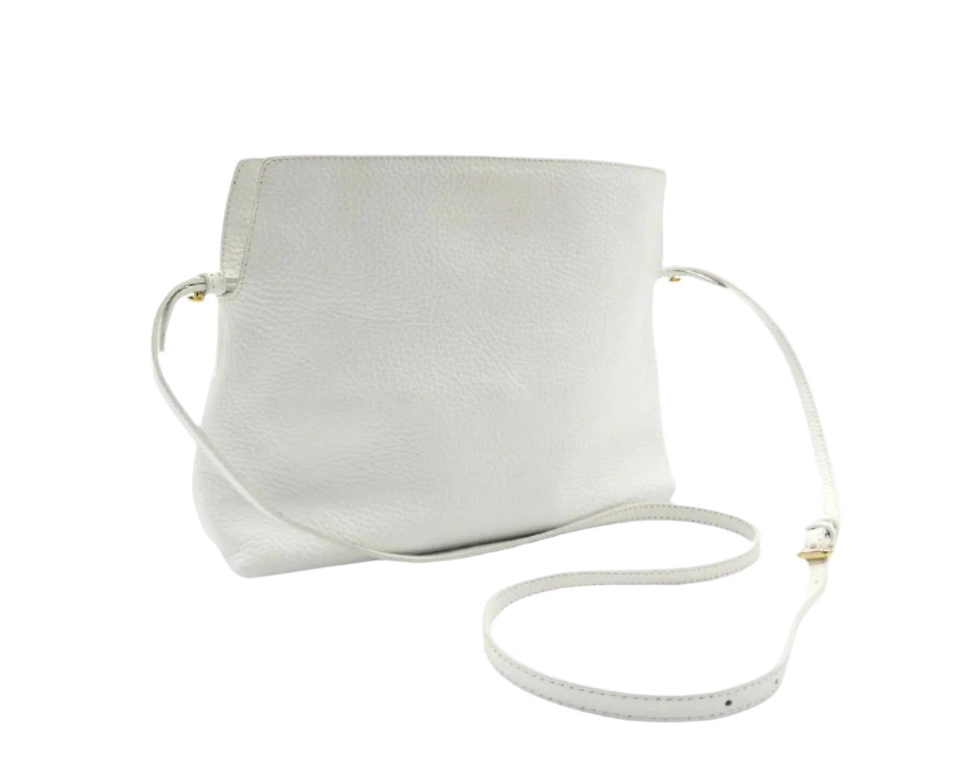 Burberry White Leather Leah Bag Bag Burberry