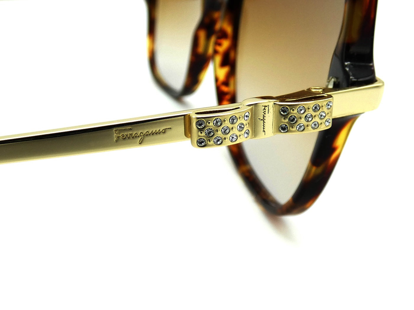 Salvatore Ferragamo Crystal Bow Sunglasses SF 990SR