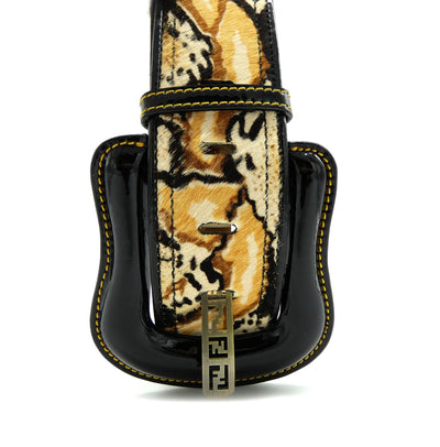 Fendi Animal Print Pony B Belt belt Fendi