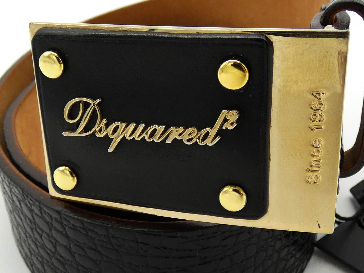 DSquared2 Brown Leather Belt