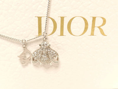 Christian Dior Silver Bee Charm Bracelet