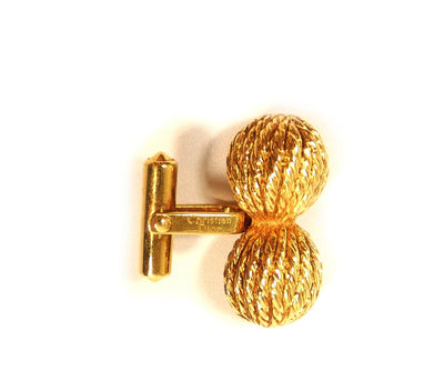 Christian Dior Vintage Rope Cufflinks and Tie Pin Set Cufflinks Christian Dior