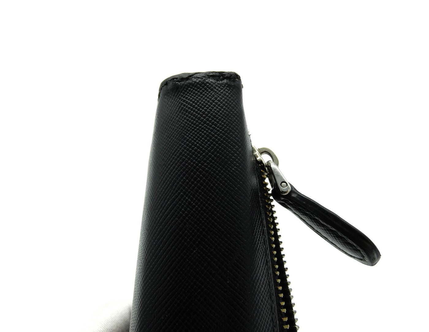 Prada Black Saffiano Long Wallet