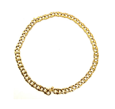 Salvatore Ferragamo Gold Metal Gancini Link Belt