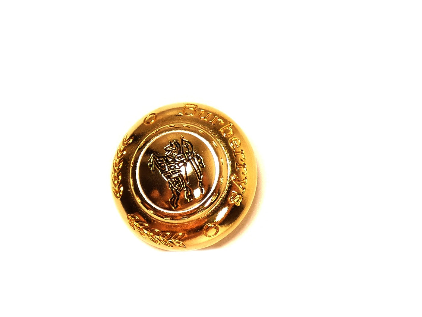 Burberrys of London Vintage Round Button Brooch