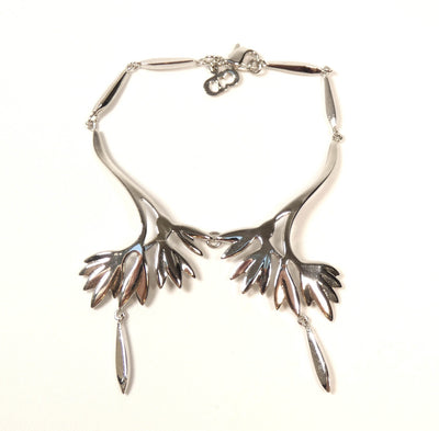 Christian Dior Silver Leaf Design Bracelet Bracelet Christian Dior