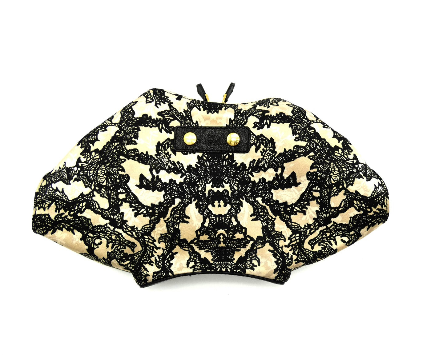 Alexander McQueen Silk Lace Print Large De Manta Bag