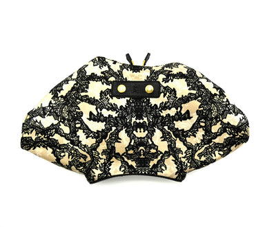 Alexander McQueen Silk Lace Print Large De Manta Bag