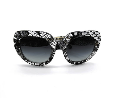 Dolce & Gabbana Black Lace Acetate Sunglasses DG 4191