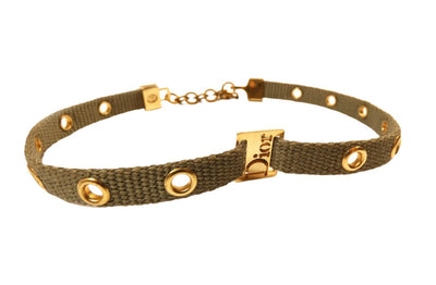 Christian Dior Canvas Choker