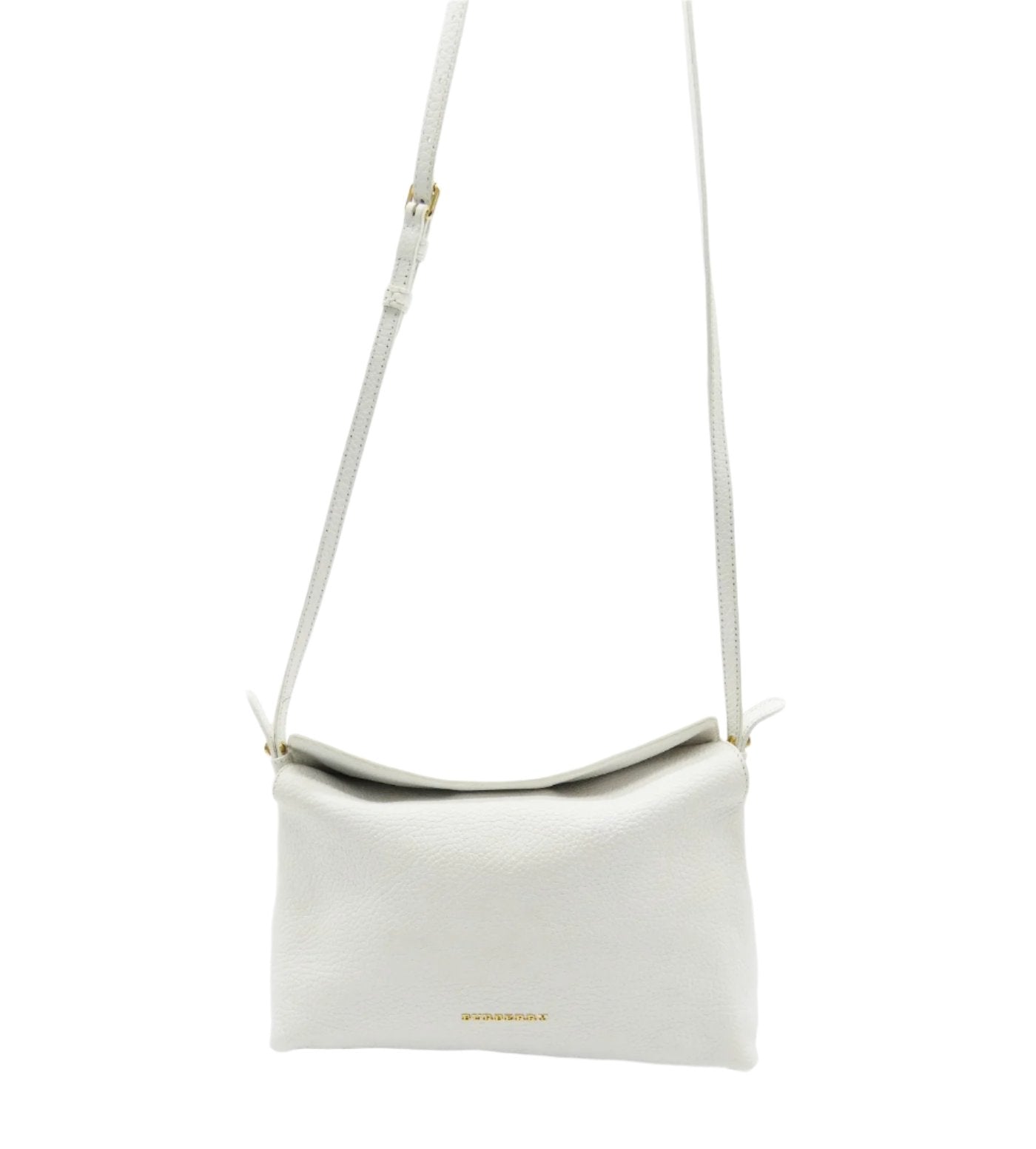 Burberry White Leather Leah Bag