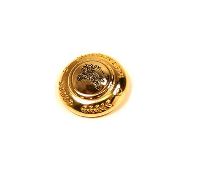 Burberrys of London Vintage Round Button Brooch