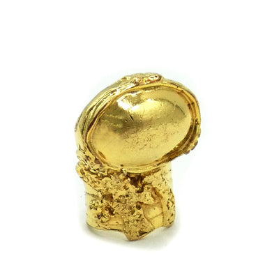 YSL Gold with Gold Stone Arty Ring