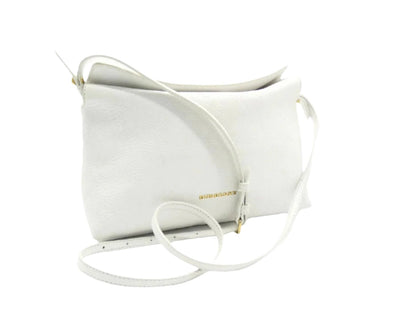 Burberry White Leather Leah Bag Bag Burberry