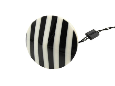 Missoni Modern Large Black and Cream Cocktail Ring