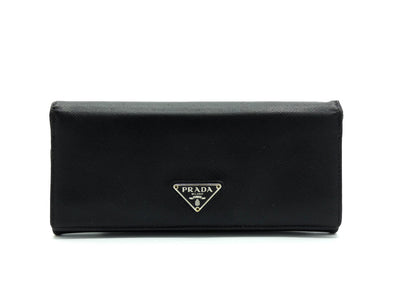 Prada Black Saffiano Long Wallet