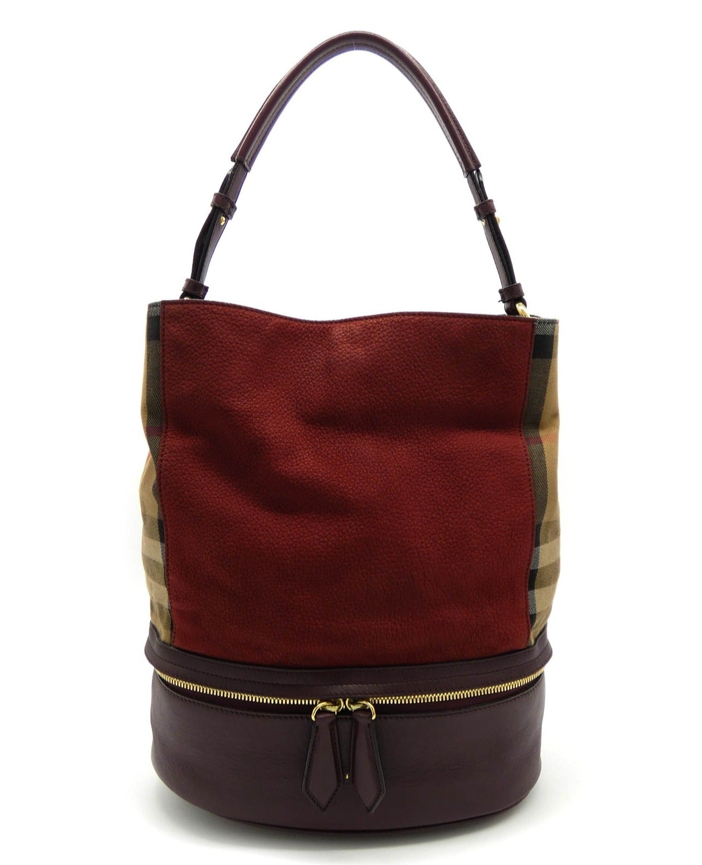 Burberry Deep Claret Beckett Bag