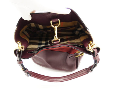 Burberry Deep Claret Beckett Bag