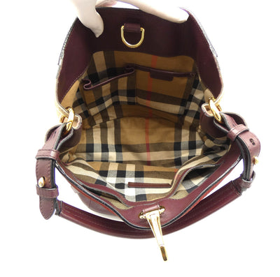 Burberry Deep Claret Beckett Bag