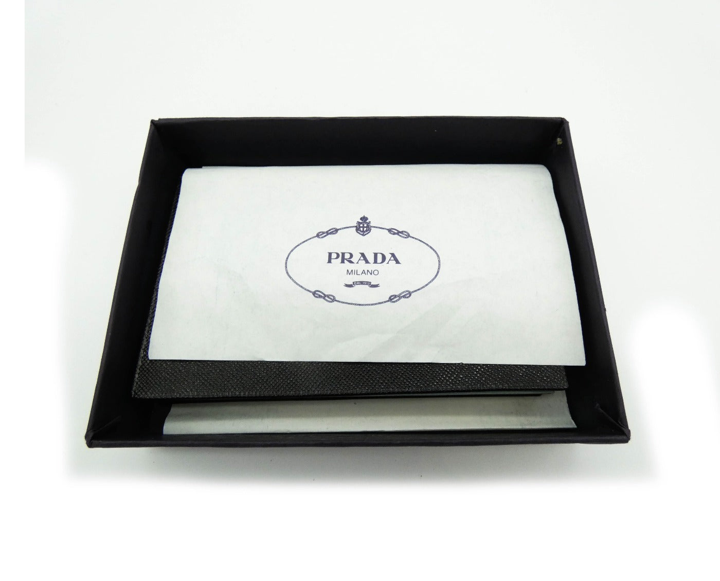 Prada Black Saffiano Address Book