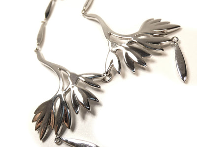 Christian Dior Silver Leaf Design Bracelet Bracelet Christian Dior