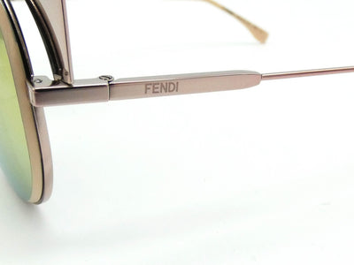 Fendi Eyeshine Pink Mirror Sunglasses FF 0177/S