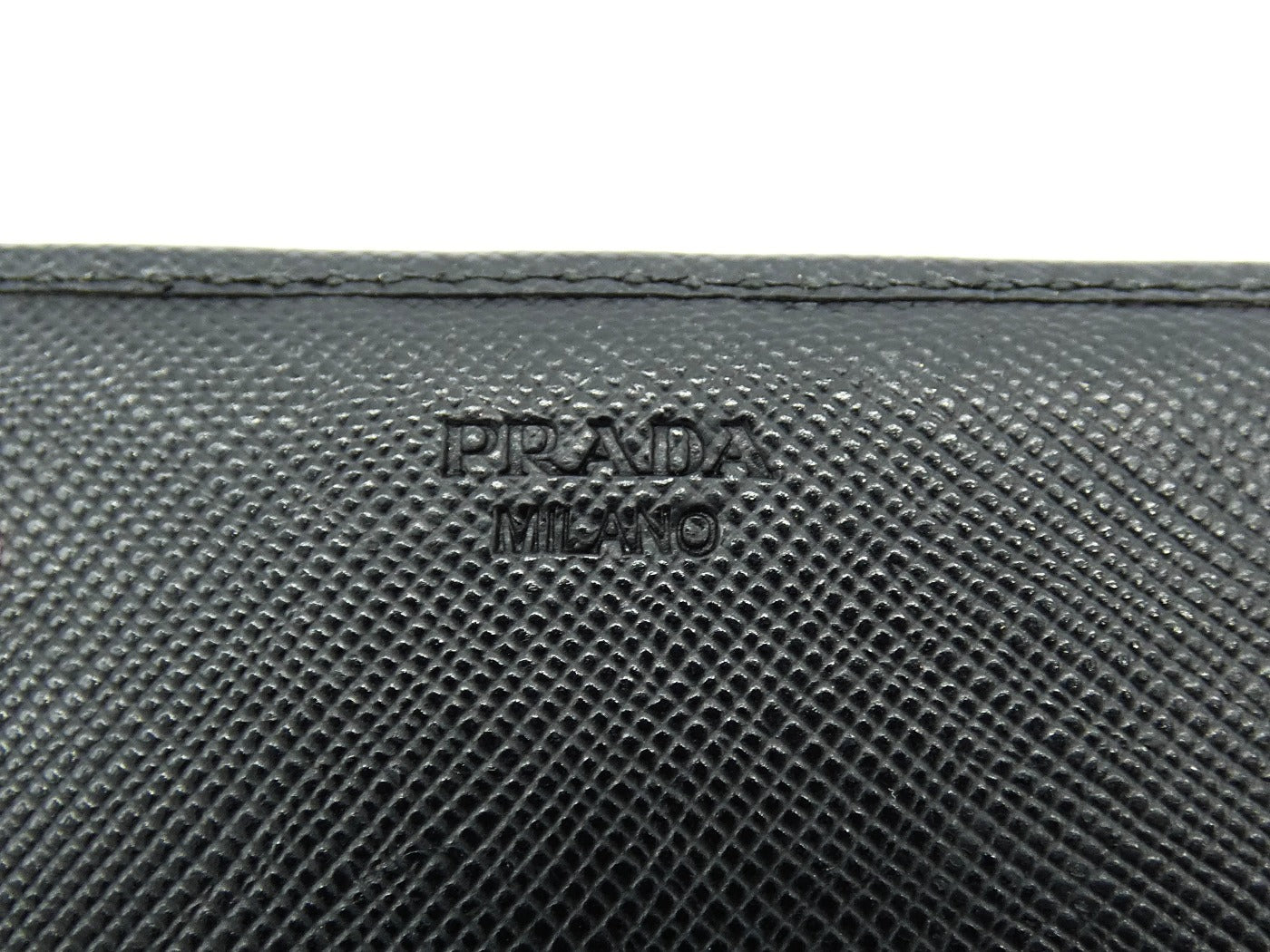 Prada Black Saffiano Long Wallet