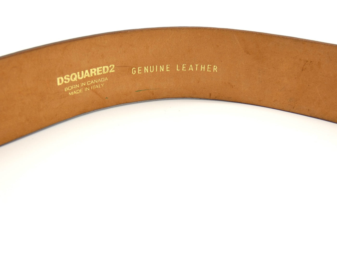 DSquared2 Brown Leather Belt