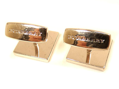 Burberry Enamel Plaid Cufflinks