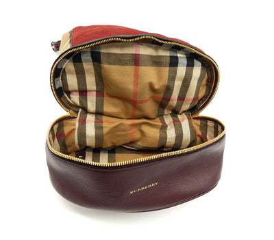 Burberry Deep Claret Beckett Bag