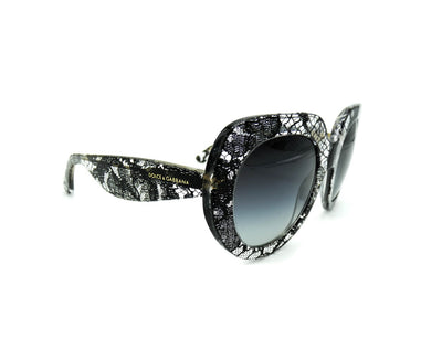 Dolce & Gabbana Black Lace Acetate Sunglasses DG 4191