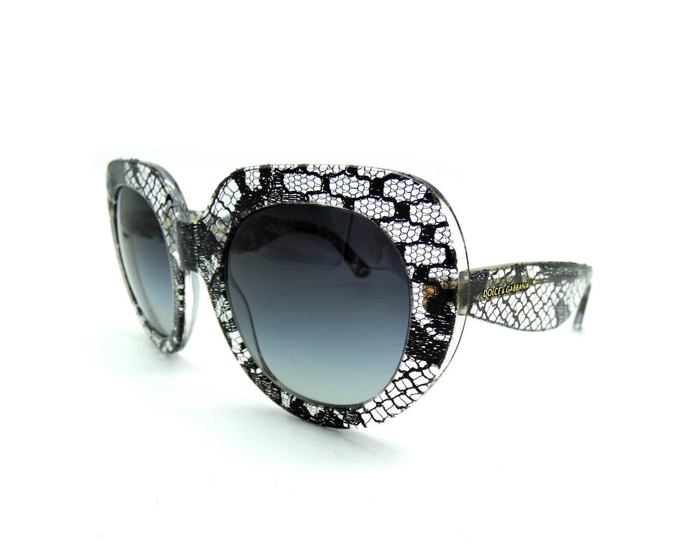 Dolce & Gabbana Black Lace Acetate Sunglasses DG 4191