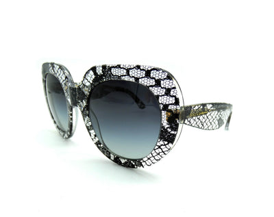 Dolce & Gabbana Black Lace Acetate Sunglasses DG 4191